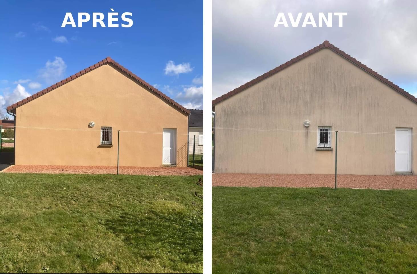 Façade nettoyée et rénovée