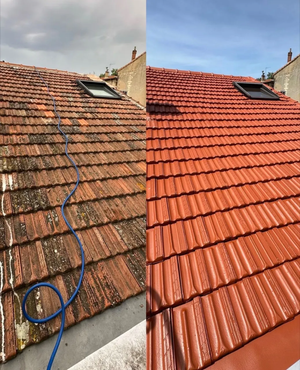 Démoussage & hydrofuge toiture