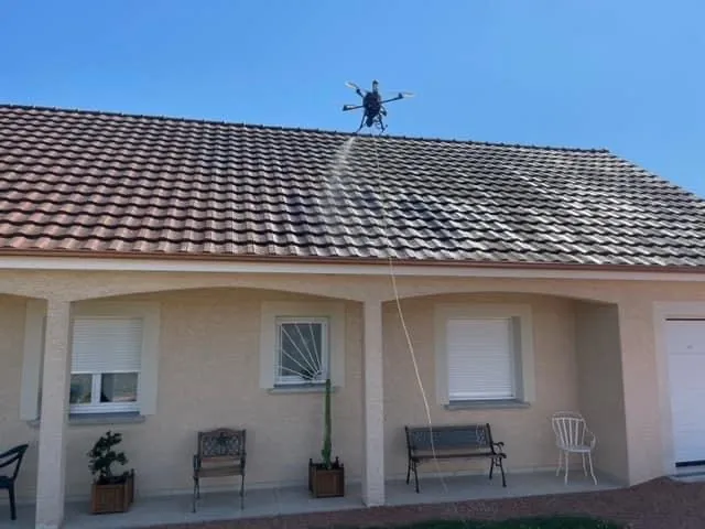 Nettoyage par drone